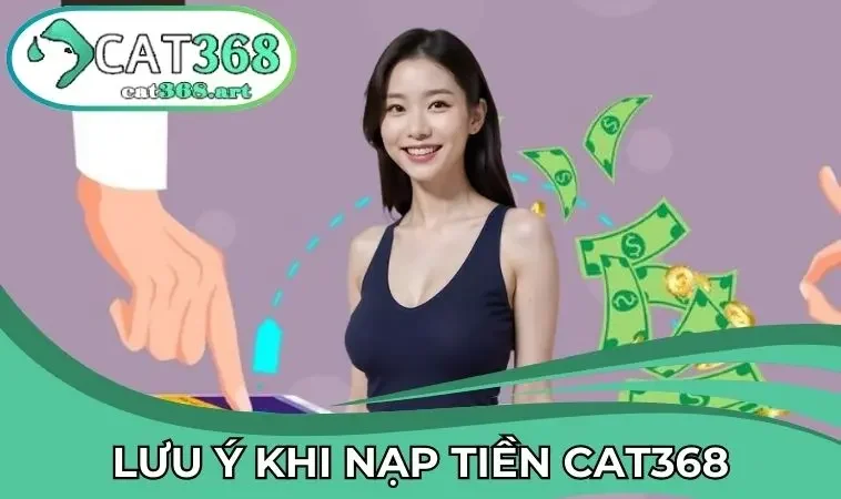 Lưu ý cần biết khi nạp tiền tại CAT368